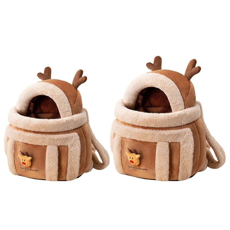 Cozy Pet Carrier with Hand Warmers