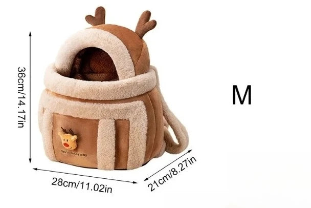 Cozy Pet Carrier with Hand Warmers