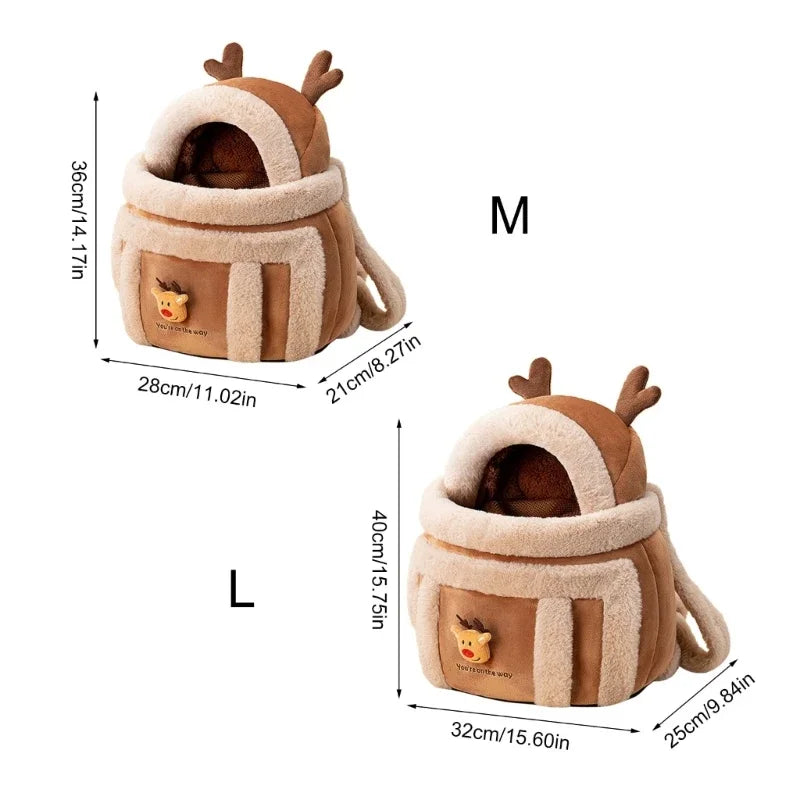 Cozy Pet Carrier with Hand Warmers