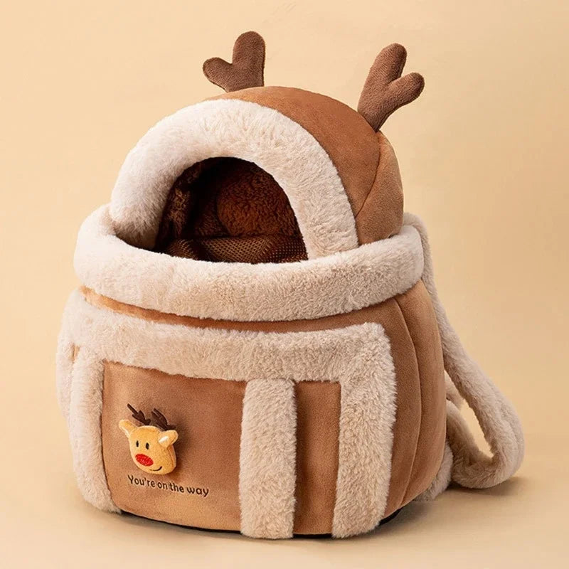 Cozy Pet Carrier with Hand Warmers